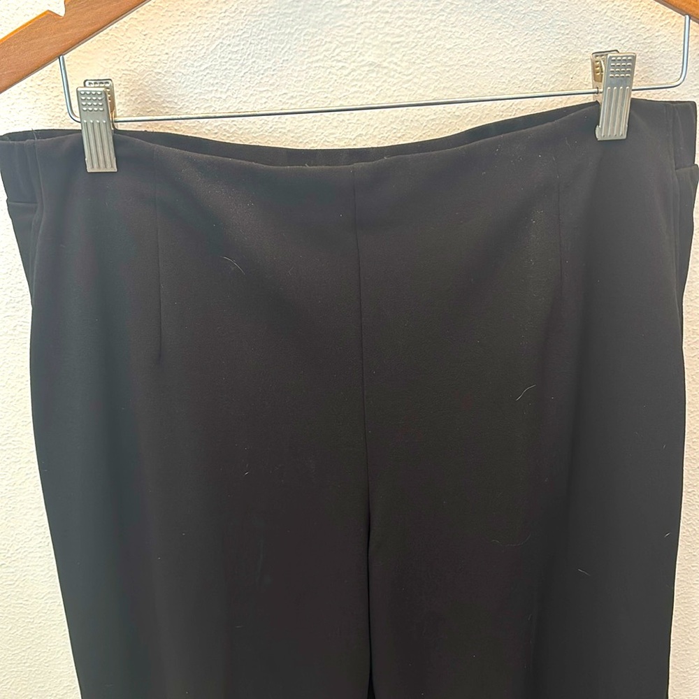 Black Pull On Slacks/Pants  L